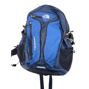 The North Face Backpack Blue Headwall Outdoor Hiking Travel School Bag